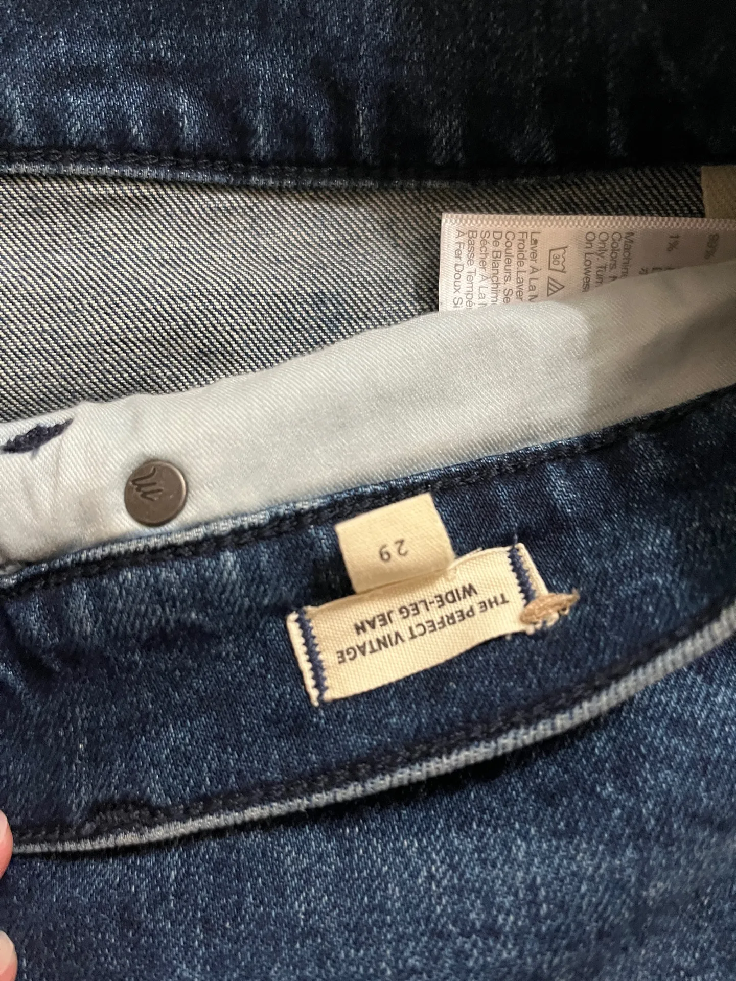 Madewell Jeans Perfect Vintage The Wide-Leg - Image 3