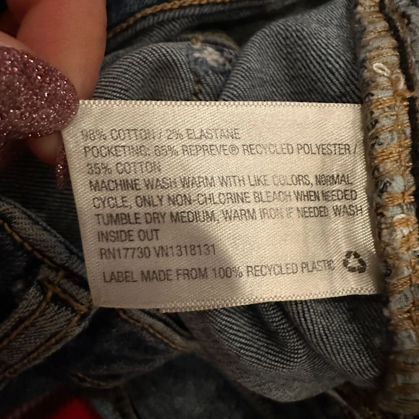 Wild Fable Womens Distressed‎ Skinny Jeans Side Stripes Size 10 High Rise Retro - Image 7