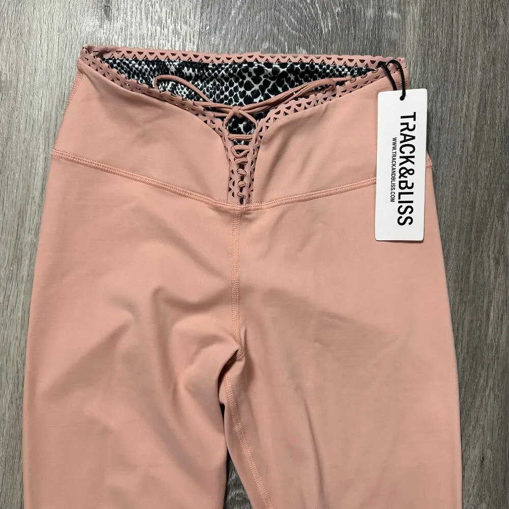 Track & Bliss Cloud Nine Leggings Bubble Gum Pink NEW Size XS - Image 3