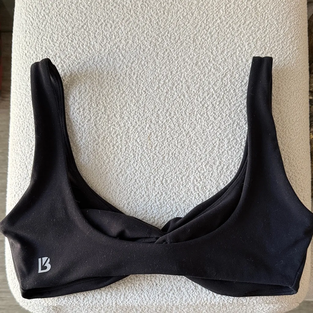 Buffbunny Collection Buffbunny Black Twist Front Bra - Image 2