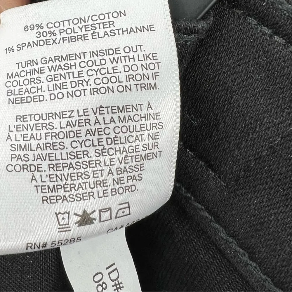 Express black high rise lace up stretch ankle legging jeans 10R - Image 9