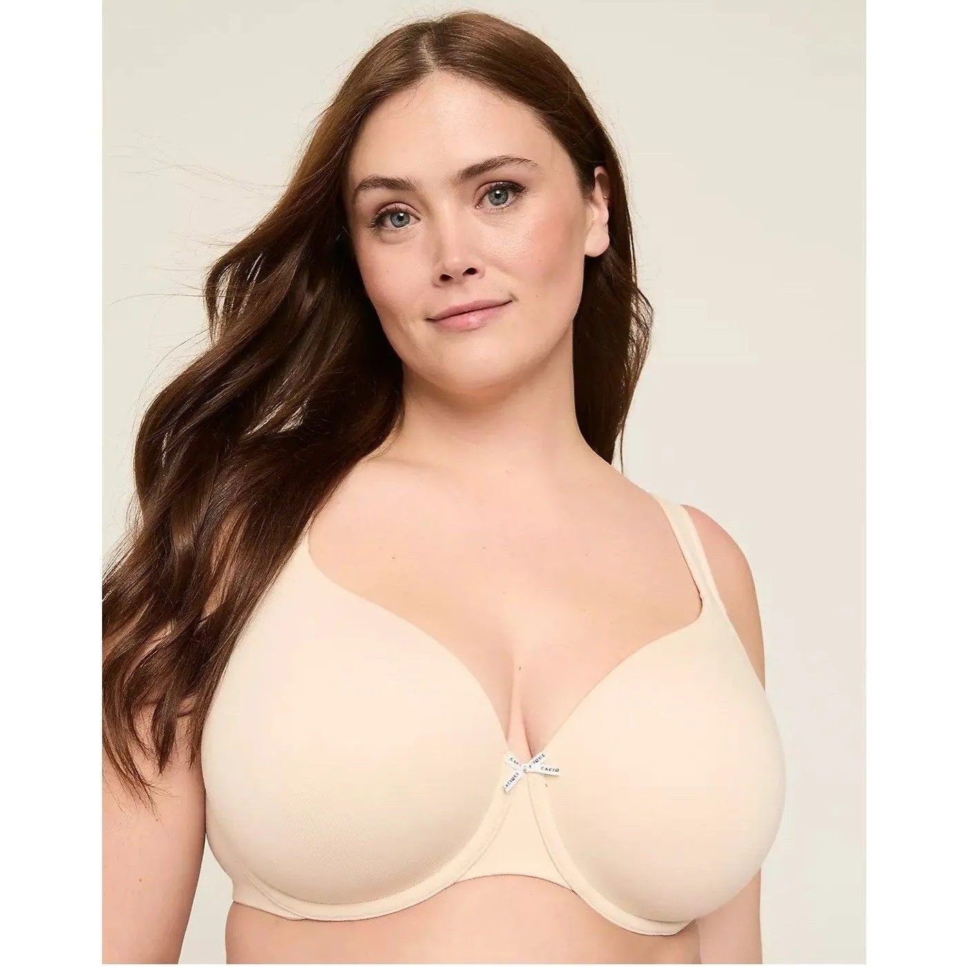 Cacique Lightly Lined Full Coverage Bra 44G Beige Underwire Lane Bryant Intimate - Image 7