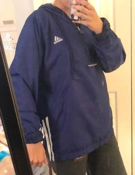 Blue  Windbreaker Jacket - Image 2