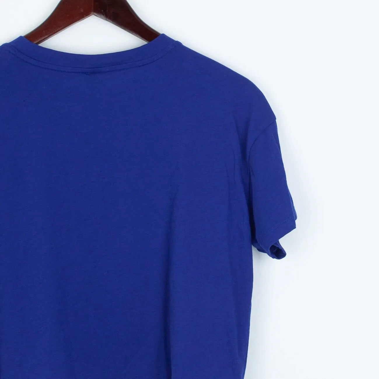 Victoria Sport Cropped T Shirt Blue Graphic Logo Short Sleeve Womens Size S - Image 6