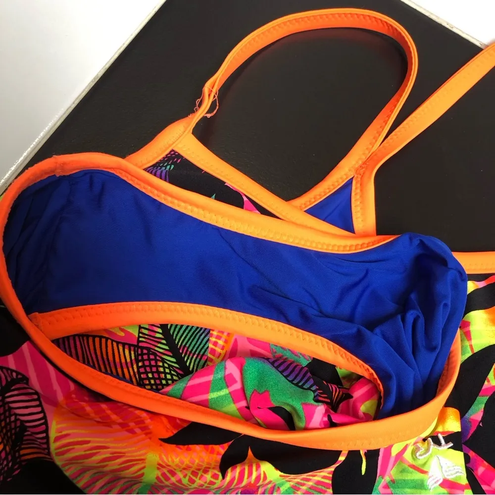 Tyr Athletic One Piece Bathing Suit Swimsuit Reversible One Piece approx size M - Image 8