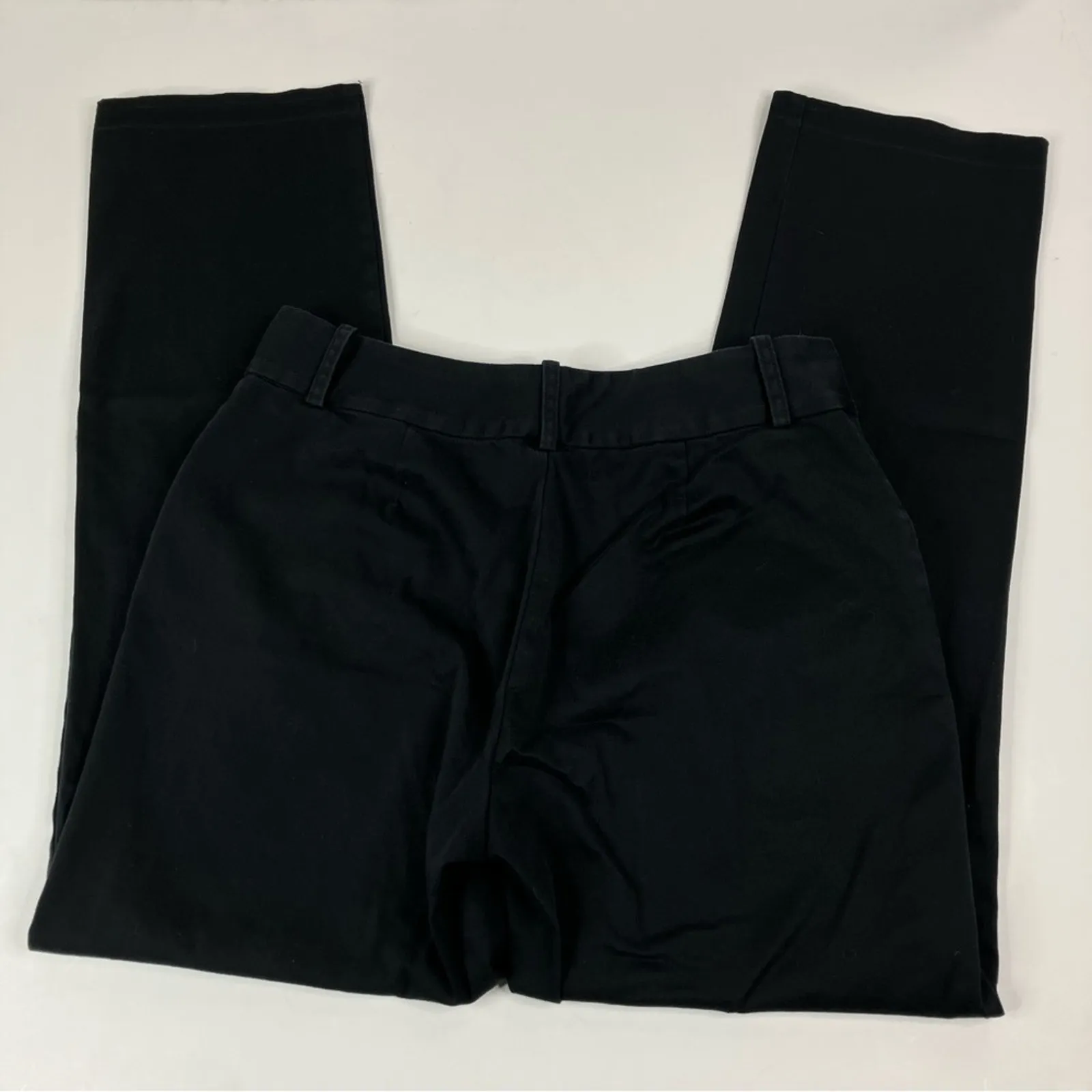 American Living | Black Classic Slim Leg Cotton Pants Womens 12 - Image 4