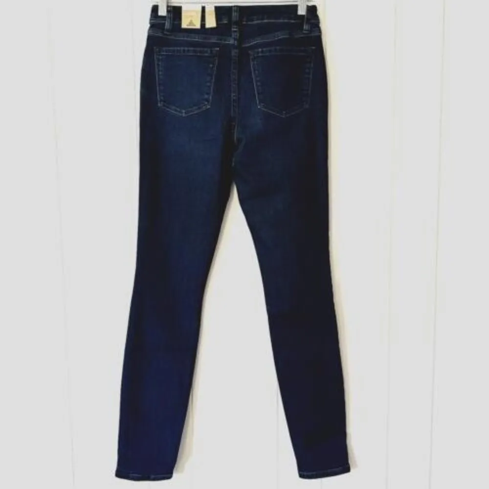 Prana Womens Jeans Deep Blue Sienna Mid Rise Skinny Stretch  Denim Size 6/28 - Image 7