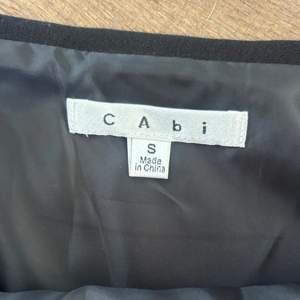 CAbi  Elegant Black Asymmetrical Skirt - Image 2