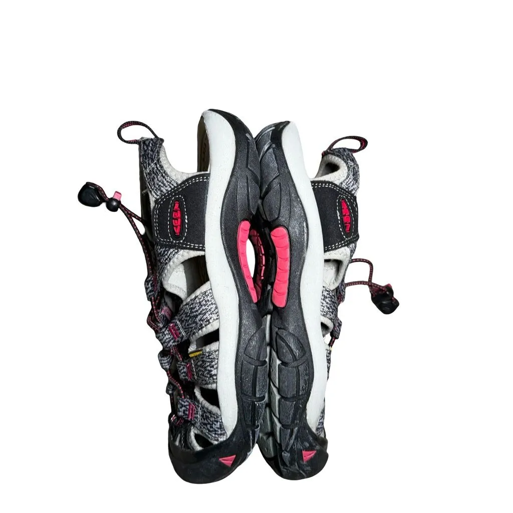 Keen Newport H2 Women's 7 Black/Bright Rose Hiking Water Sandals 1016288 - Image 8