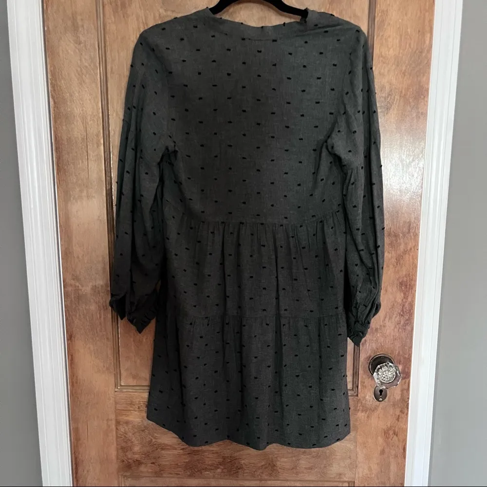 Zara Women Dotted Mesh Mini Dress 8396/639/922 Size XS - Image 6