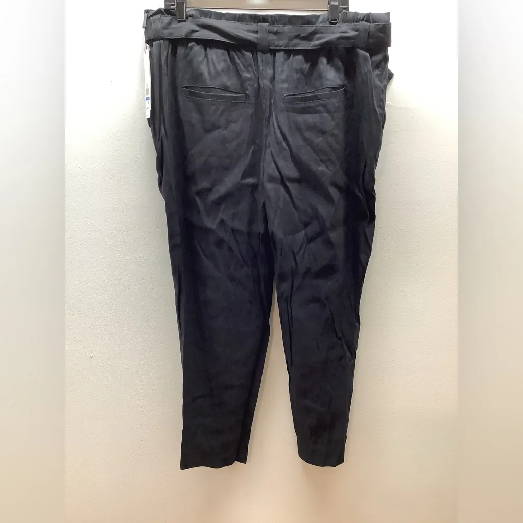 Calvin Klein Size XL Black Belted Dress Pants. New With Tags. - Image 4