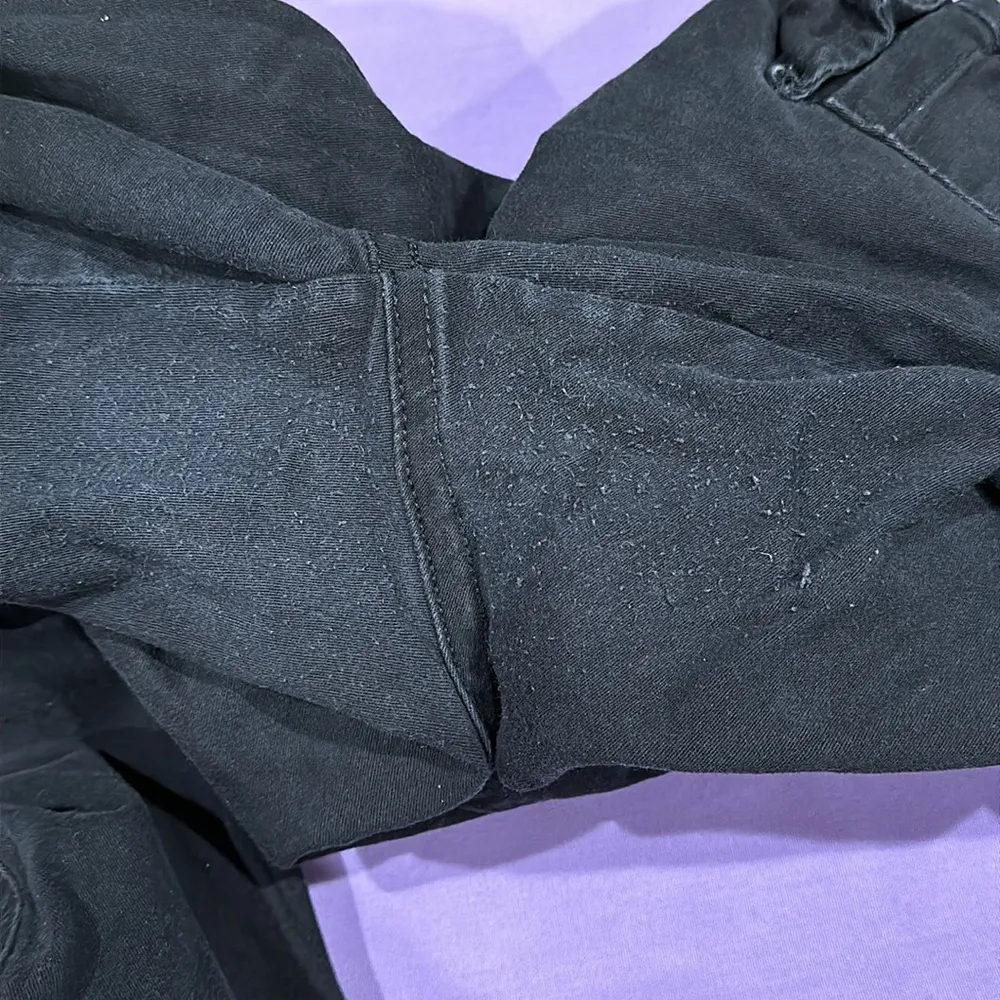 Refuge  Black Cargo Joggers - Image 4