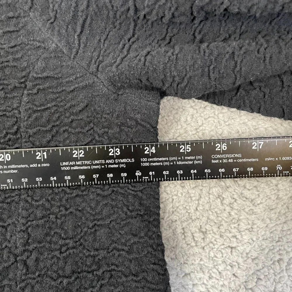 Pure‎ Jill Sweater Women XL Black Textured Pullover Crewneck w/pockets Size undefined - Image 8