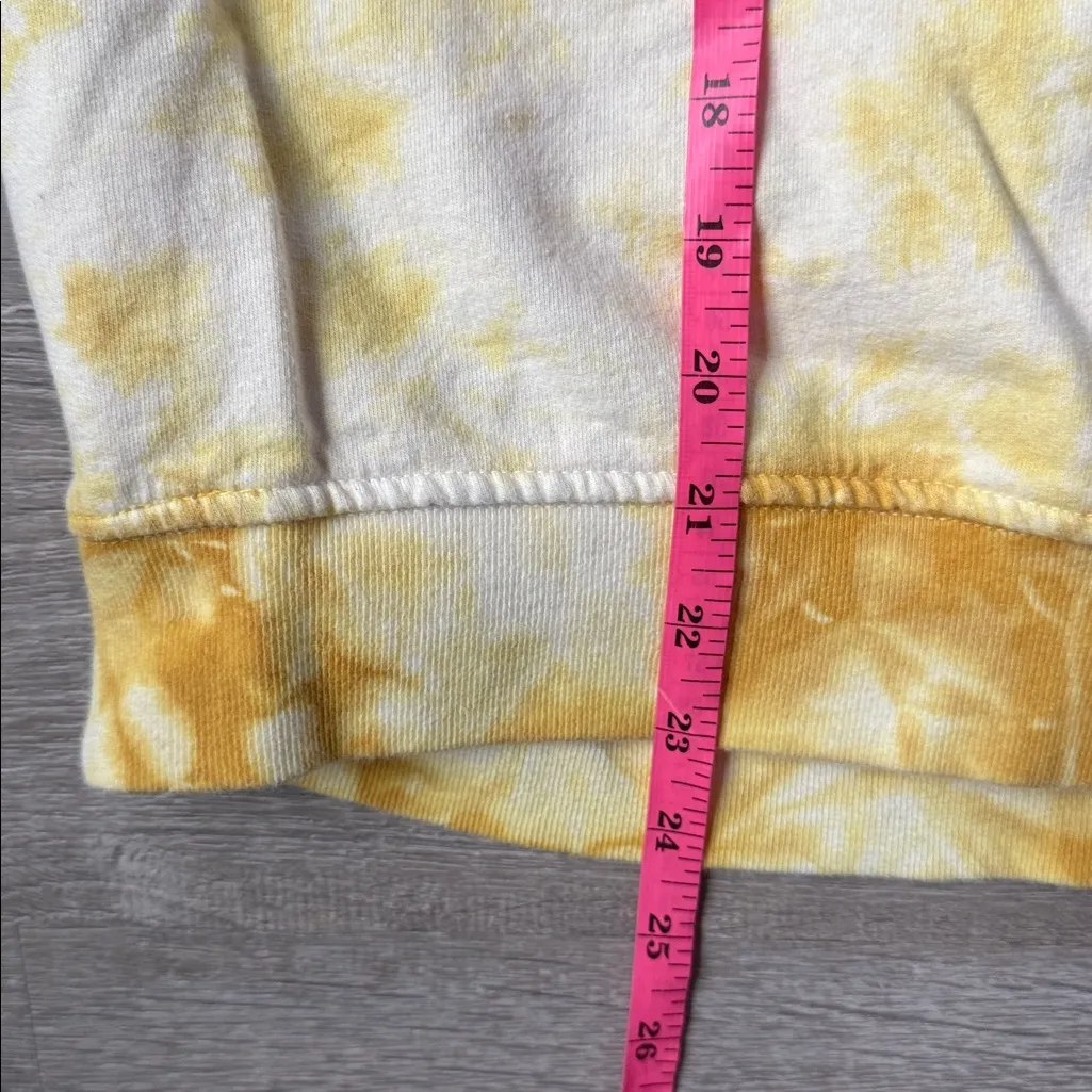 CLARE V. Ruffle Sweatshirt Medium Yellow - Image 6