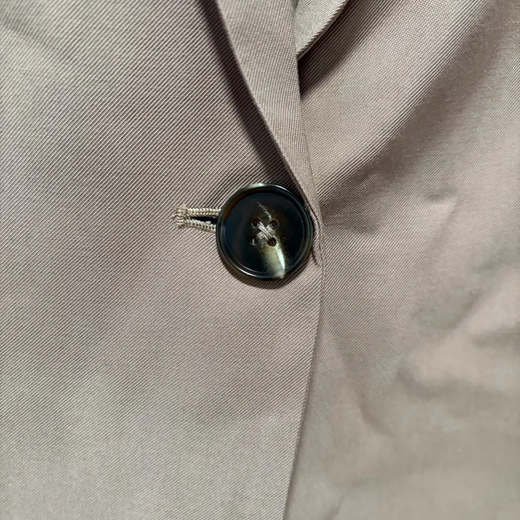 Petal & Pup Relaxed Fit Blazer NWT size 10 Tan Taupe Single Button Rayon Blend - Image 4