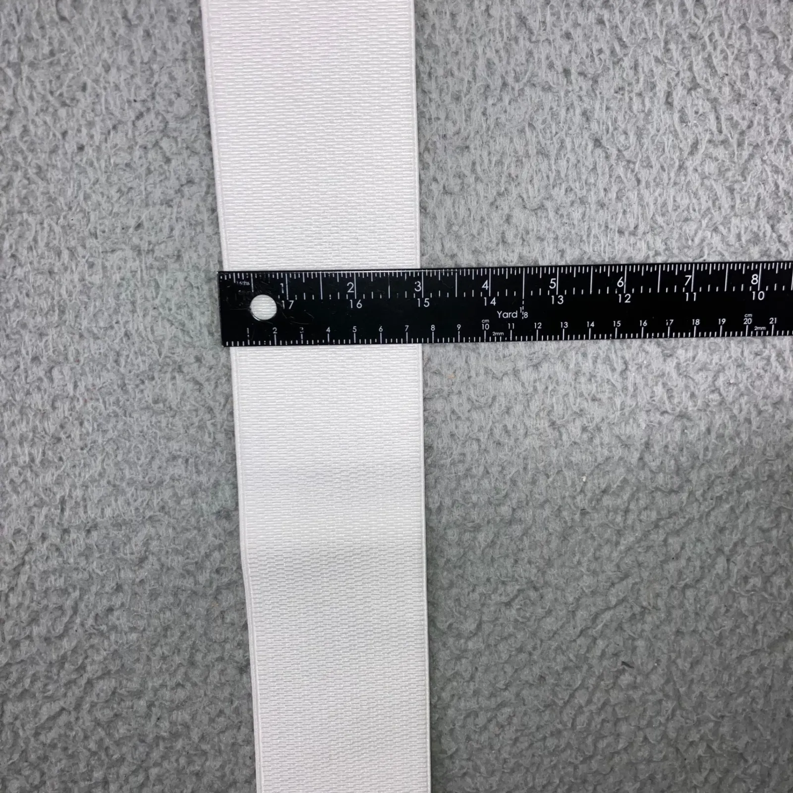 Vintage Y2K Waist Belt Women M/L Elastic Fashion Rhinestone Buckle Statement White - Image 4