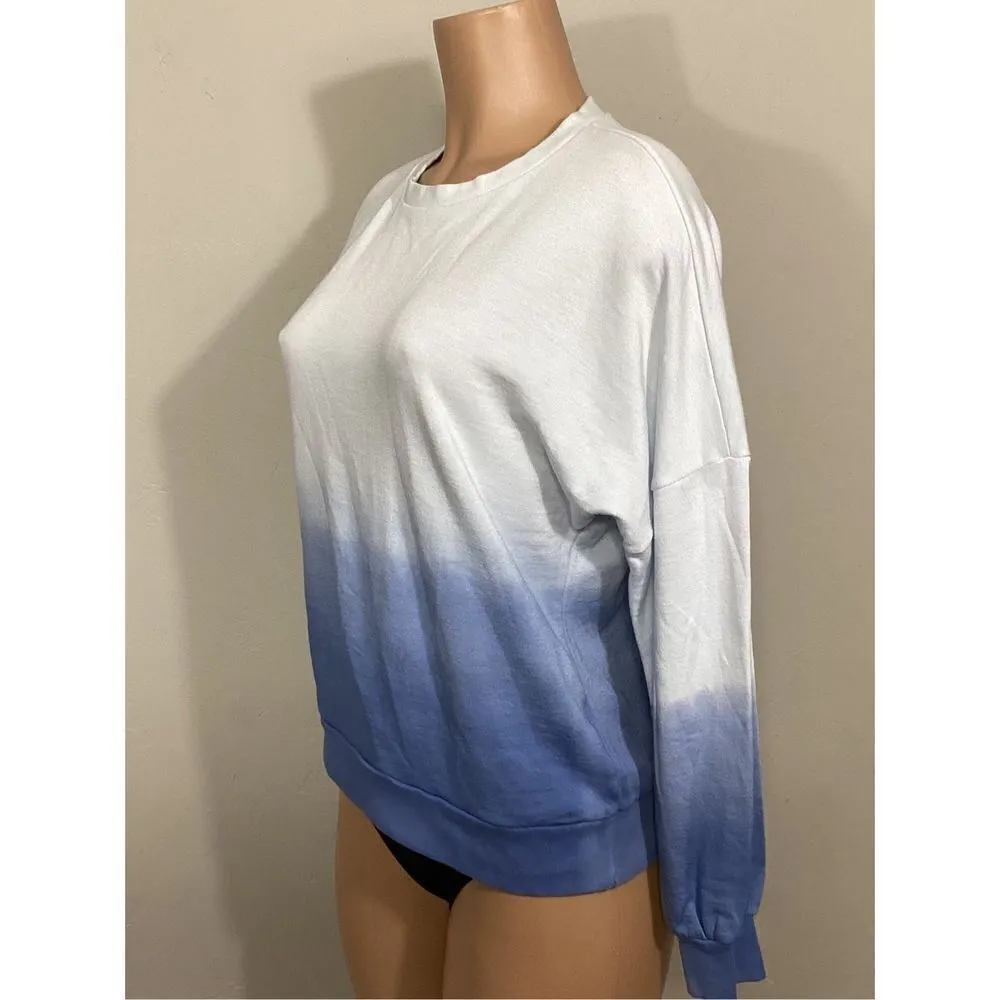 New. Lauren Moshi oversized blue ombré sweatshirt. Retails $128. XS - Image 5
