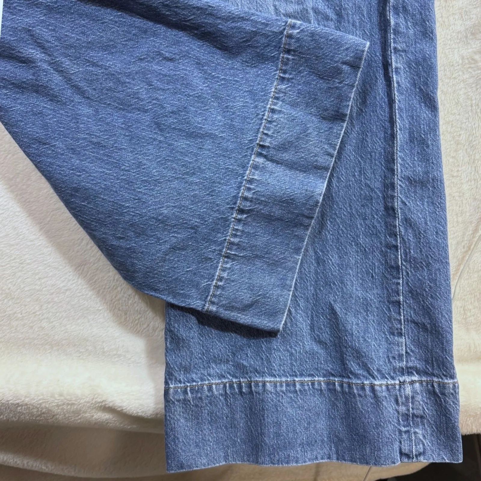 GAP 32W 14 LONG Wide-Leg Sky High Rise Jean Denim Minimalist 90s Retro Capsule - Image 3