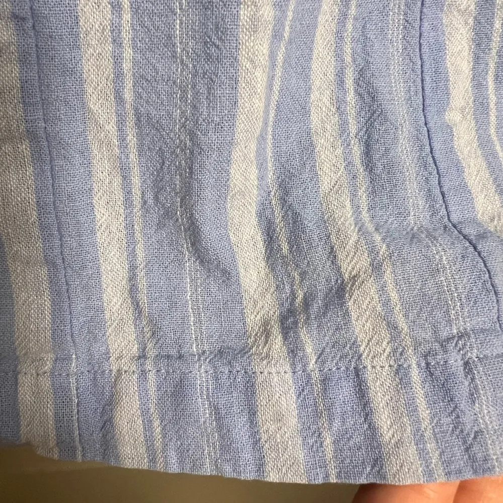 Anthropologie Cape May Bow Back Linen Mini Dress - Image 6