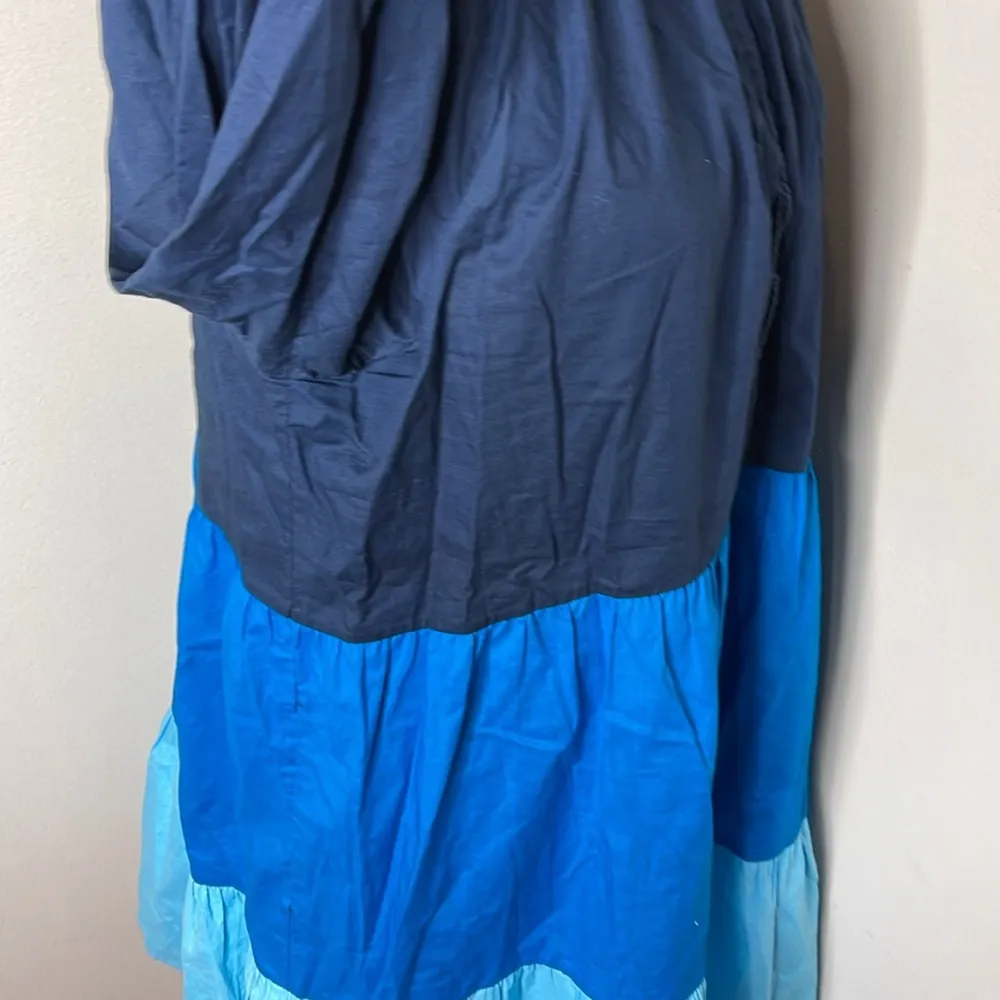 Figue Bella Short Dress Blue Color‎ Block Size XL - Image 8