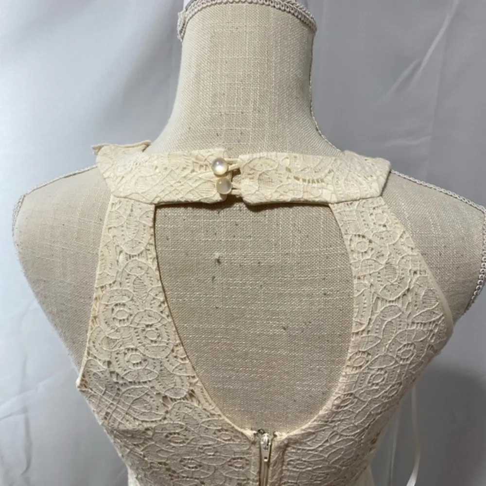 Jodi Kristopher lace over lay skater dress size 3 - Image 9