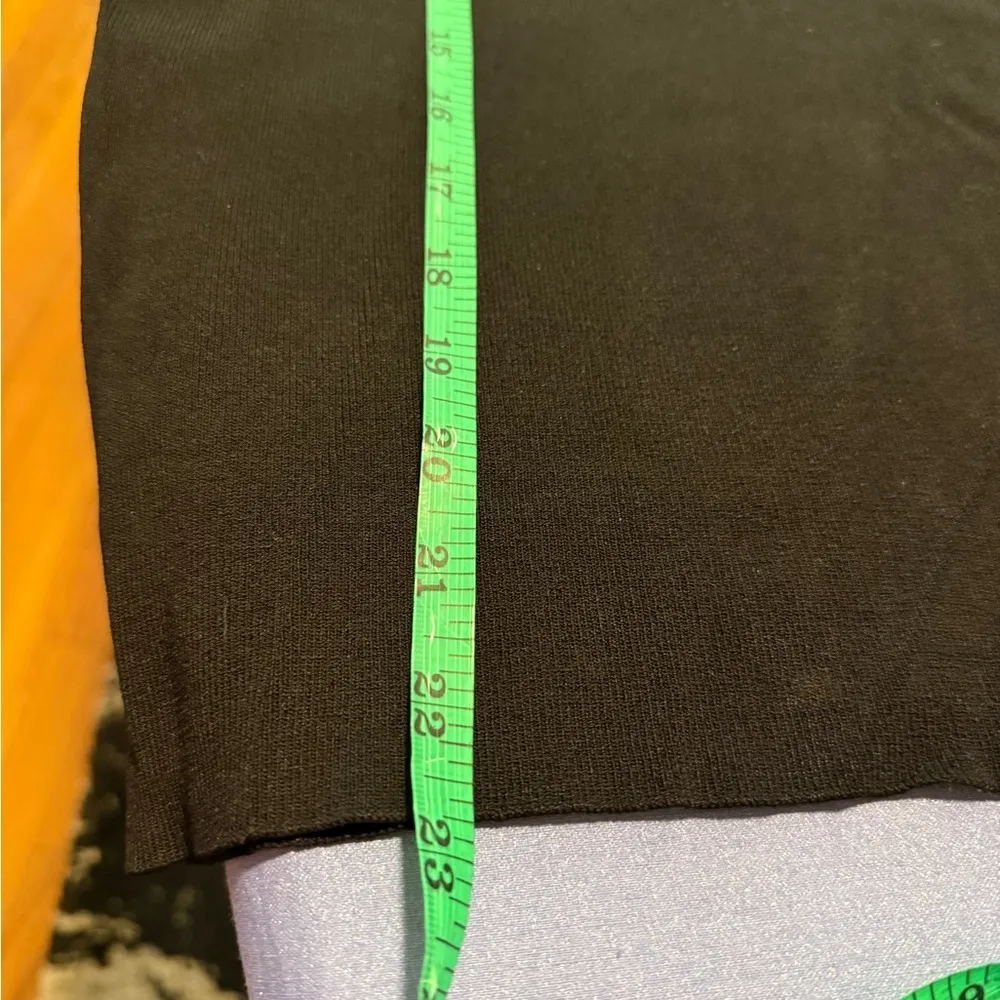 Laura Ashley Black Tank and Kim Roger’s  Cardigan with Leopard Print - Image 9