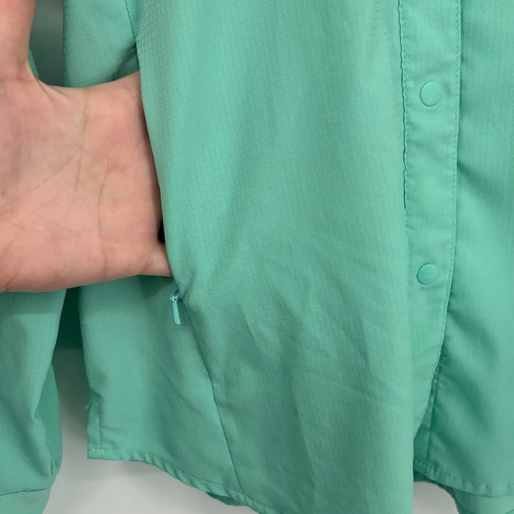 Columbia Womens PFG Tamiami II Long Sleeve Shirt Women’s Size Small in Green - Image 5