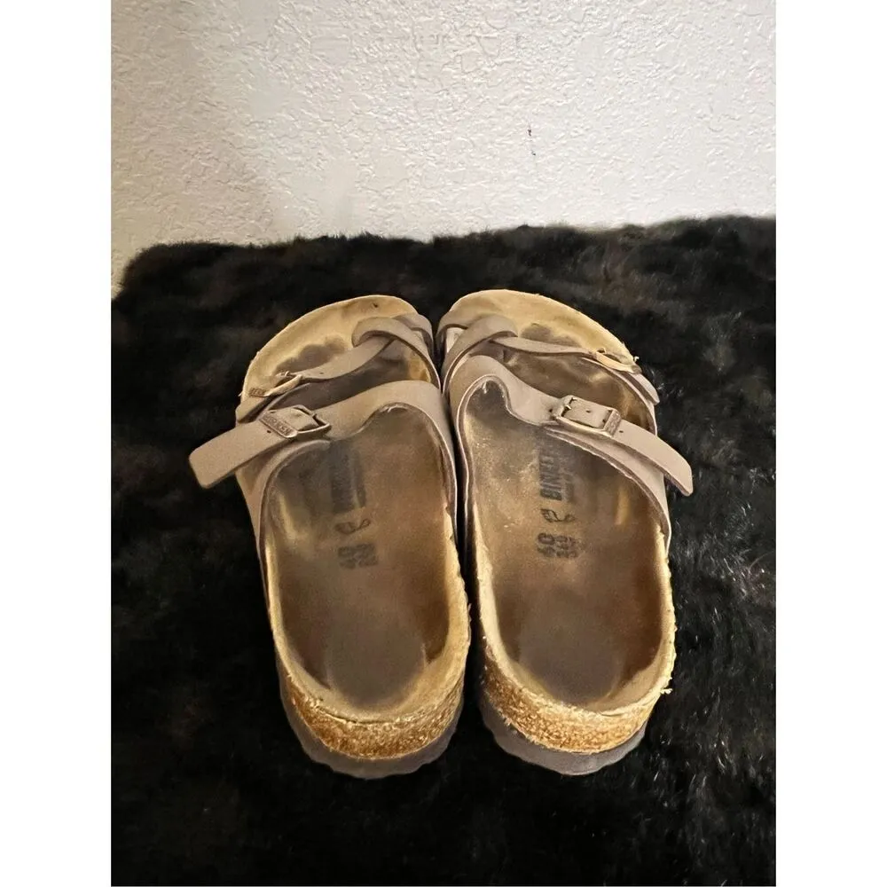 Mocha Mayari Birkibuc Adjustable Sandal Size 40 9.5 - Image 3