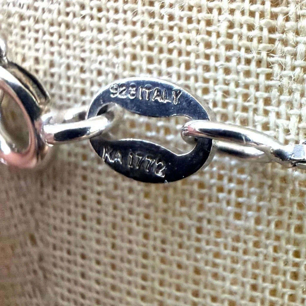 Judith Jack Sterling Marcasite Oval Pendant necklace - Image 6