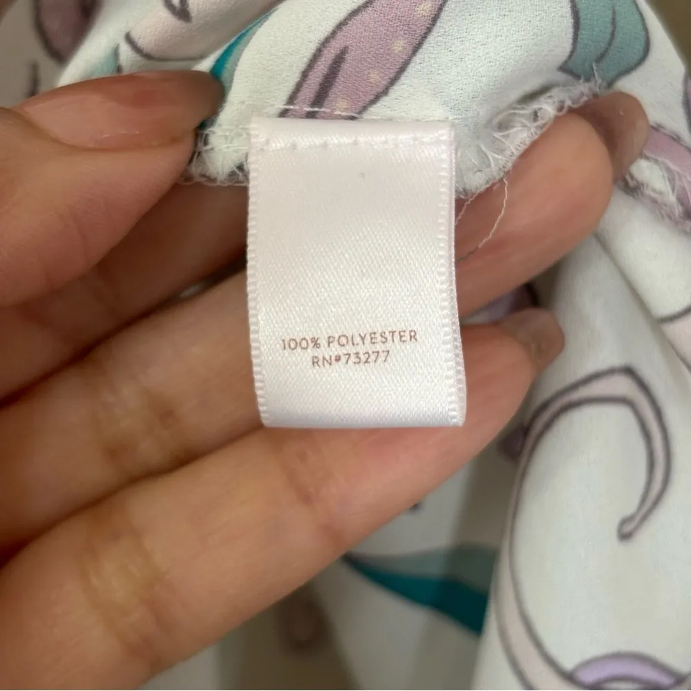 LC Lauren Conrad Floral Print Blouse Size Medium - Image 7