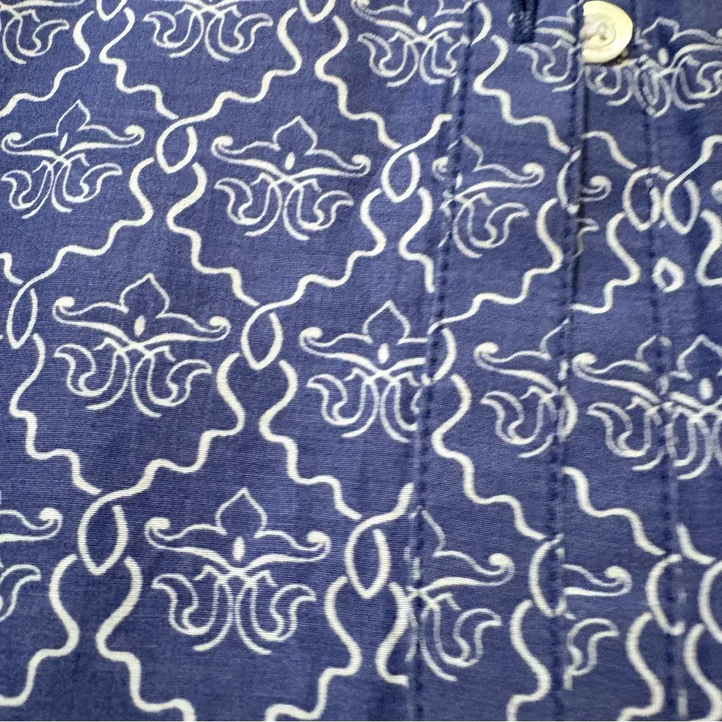 J. McLaughlin White Baloon sleeves button down shirt size L - Image 11