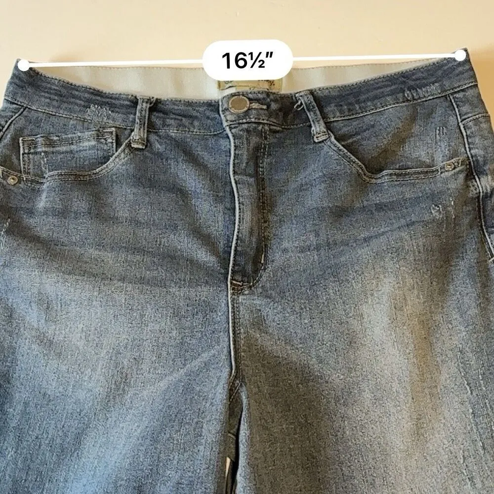 Democracy Light Wash Denim Jeans Women's Size 16 Ab Technology Style B2278N3XHXX - Image 8