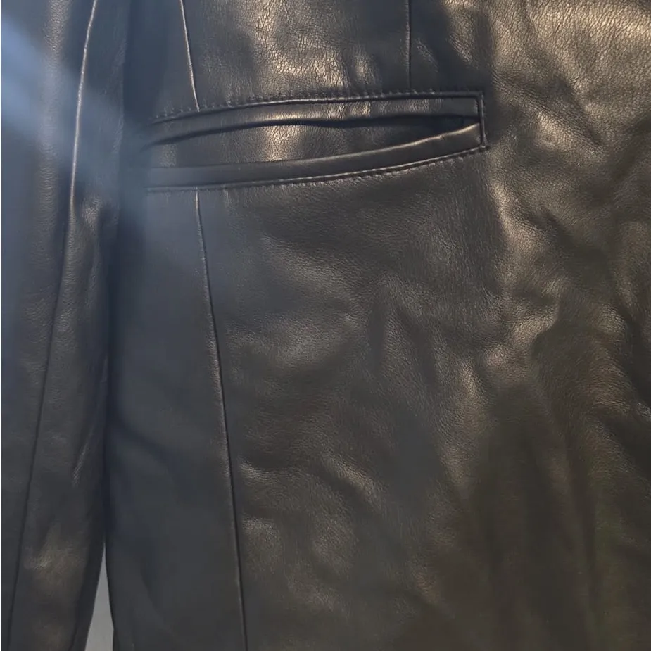 Urban Outfitters Black Leather Jacket - Image 15