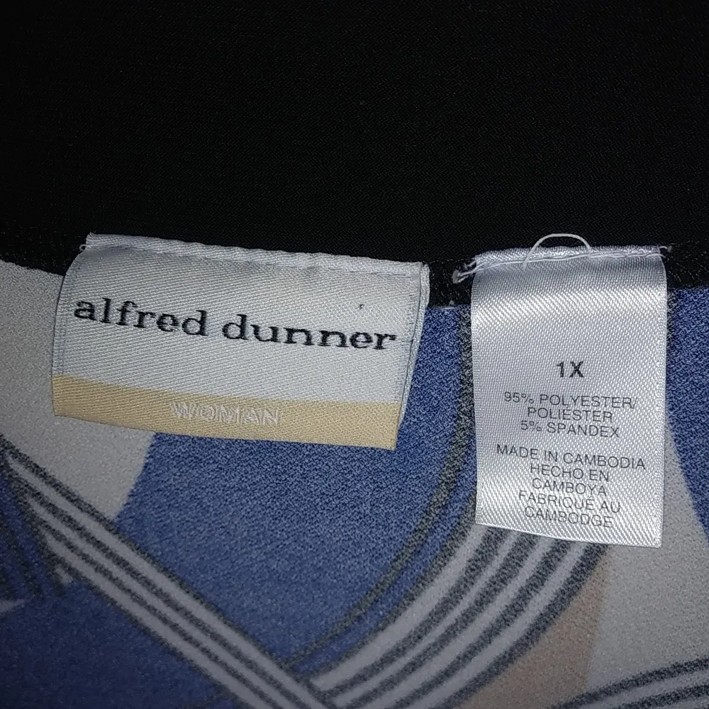 Alfred Dunner 1X Beaded Lapis Gold Top Plus Blue - Image 6