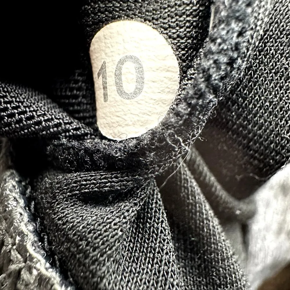 Lululemon All Sport Bra III Luxtreme Lycra Medium Support Heathered Black B/C 10 - Image 3