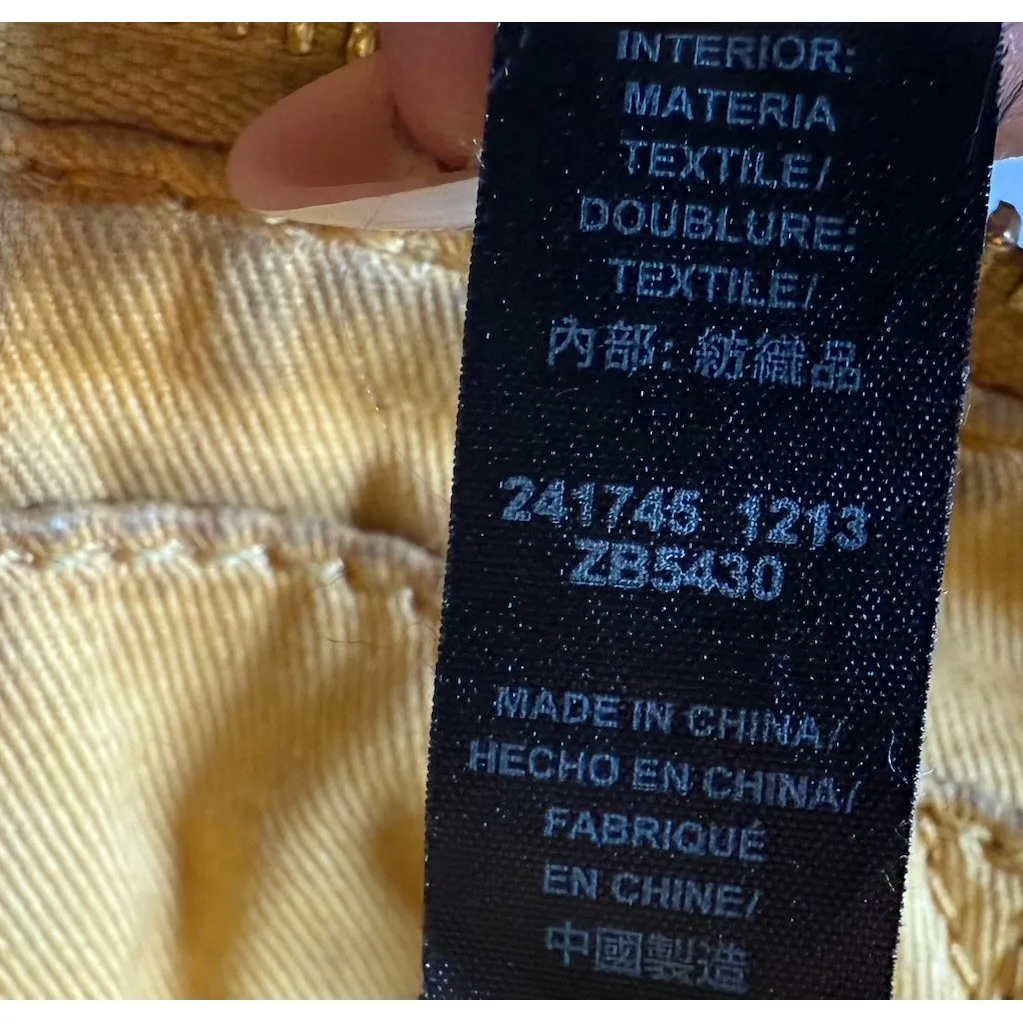 Vintage Fossil Erin Top Zip With 2 Front Zips Leather Crossbody Bag - Image 9