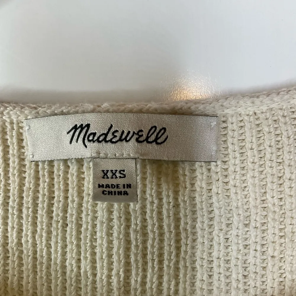 Madewell Side Tie Sweater Tank Top Size Xxsmall - Image 3