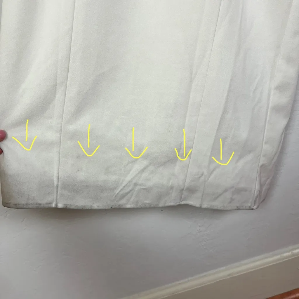 Show Me Your MuMu Florentine Midi Dress in White Stretch - Image 5