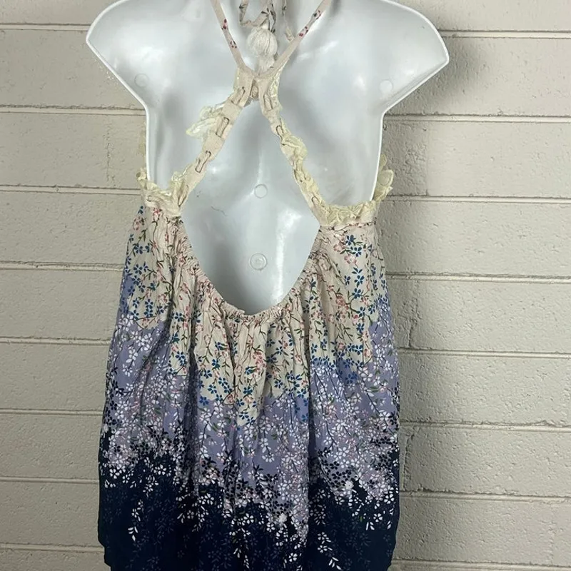 POL Floral Halter Tie Blouse size S - Image 3
