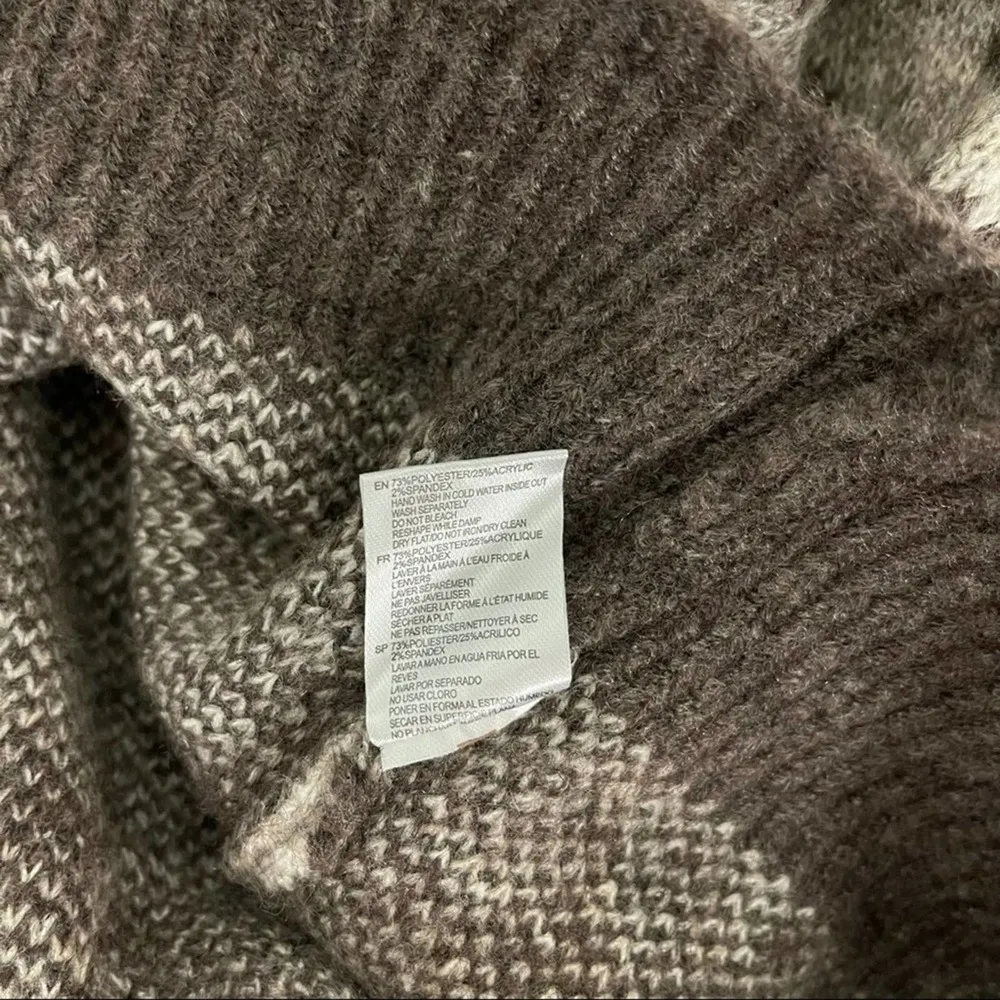 RD Style  Cardigan Leopard Animal Print Brown Gray Oversized NWT Size Small - Image 8