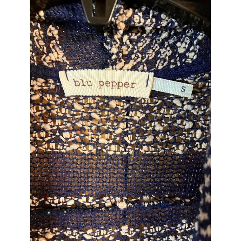 Blu pepper open woman’s cardigan, size small (2782) - Image 3