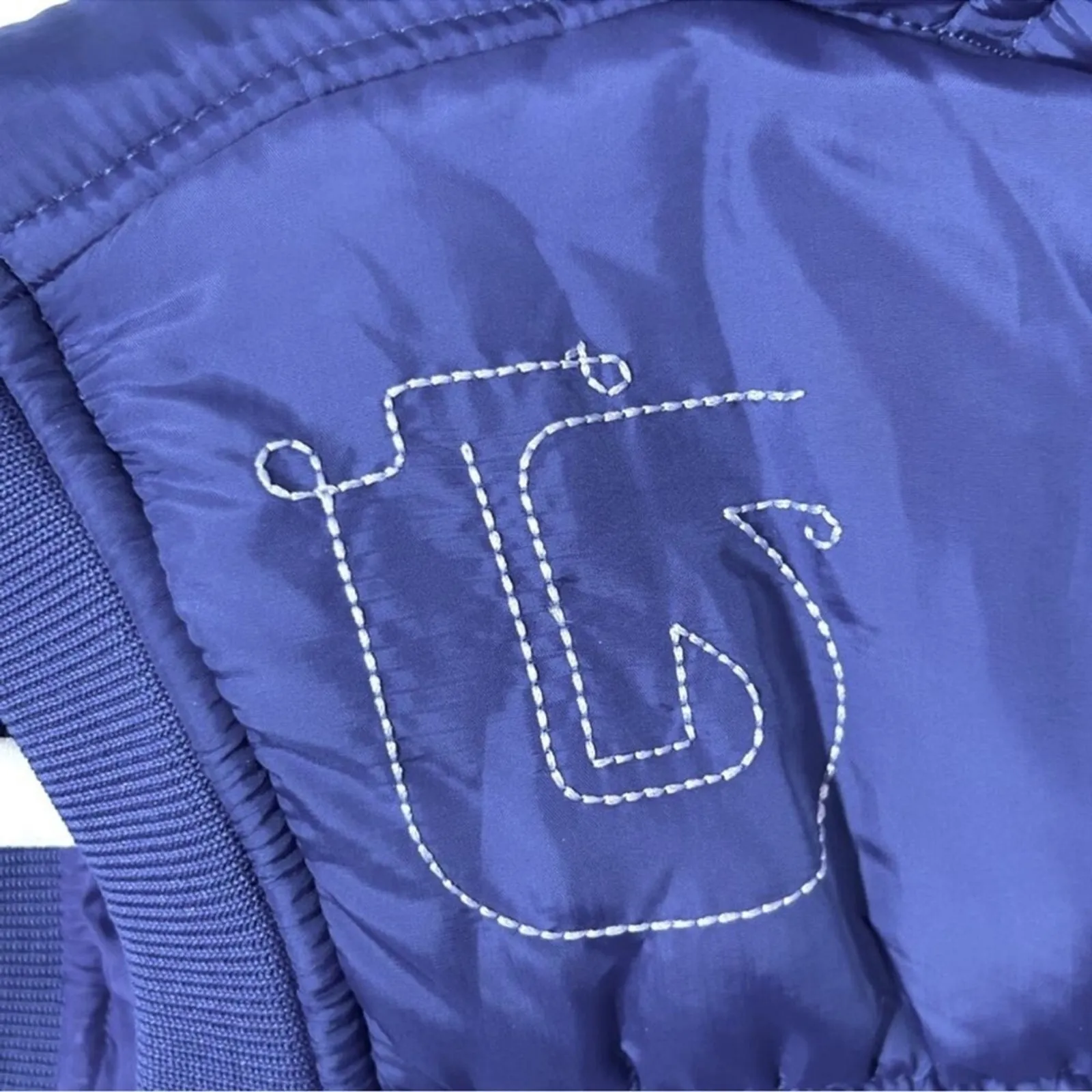 Burton Dry Ride Purple Fur Trim Snowboard Puffer Vest Size Small - Image 11