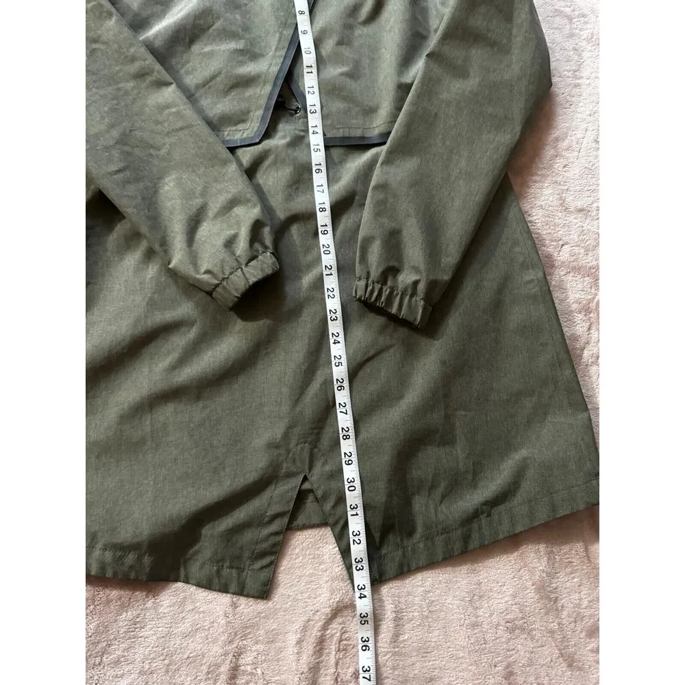 MONDETTA Women Green Full Zip‎ Up Hoodie Tunic Windbreaker Size Small - Image 7