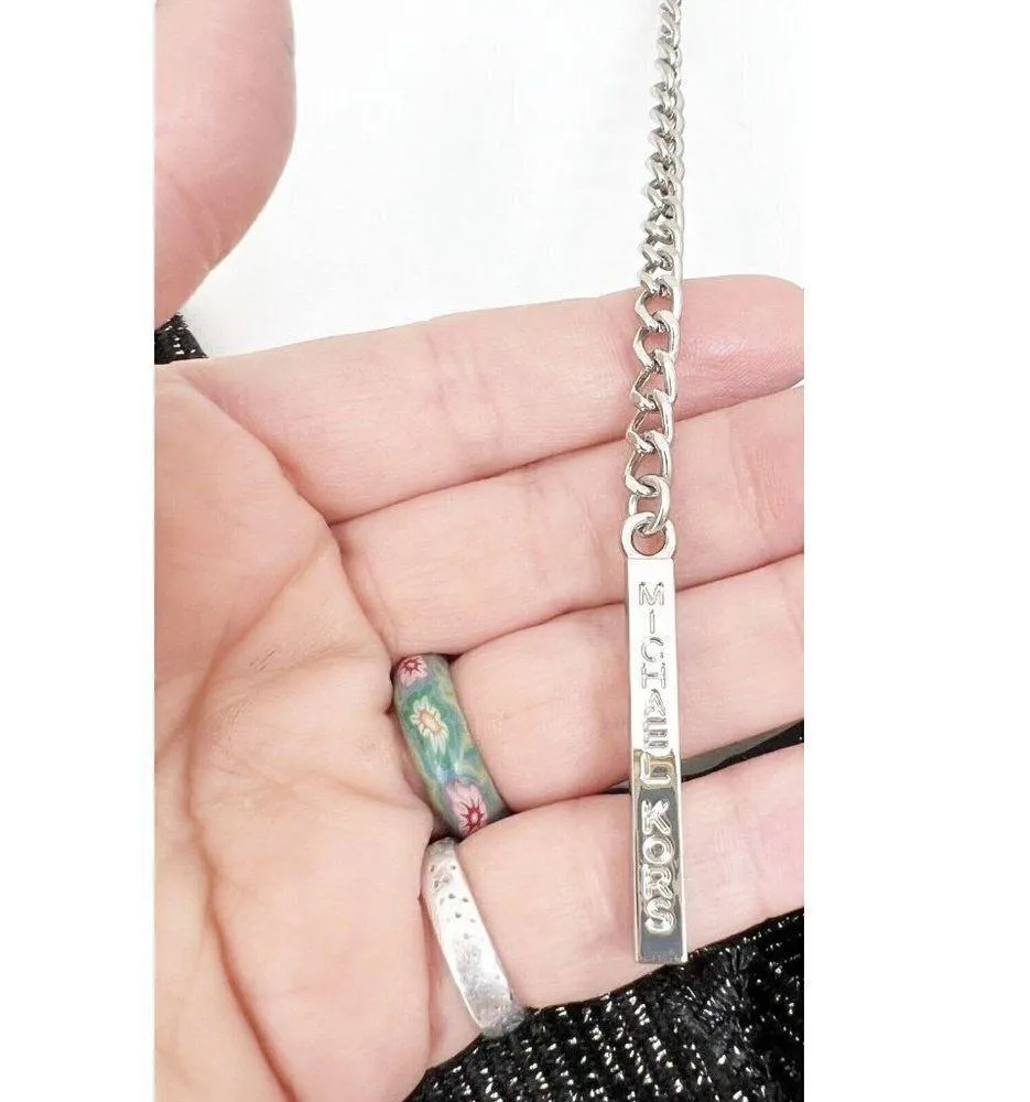 Michael Kors sparkle Cowl Back Dress Black PETITE Size XSP Long Sleeve NEW - Image 13