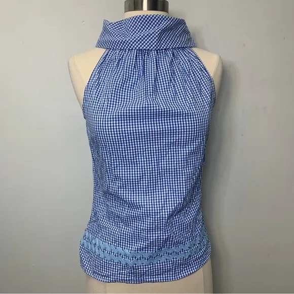 STS Sail to Sable gingham blue and white size XXS navy style - Image 2