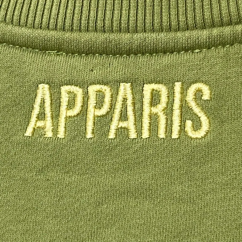 Apparis Isabel Cropped Sweatshirt Women's Size S Epson Green Organic Cotton - Image 7