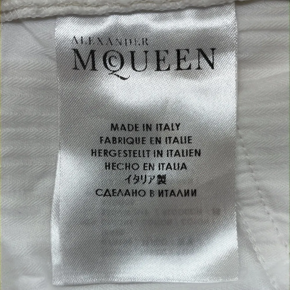 Alexander McQueen Mid Rise Ankle Size EUR 40 Embellished Side Zippers Designer - Image 8