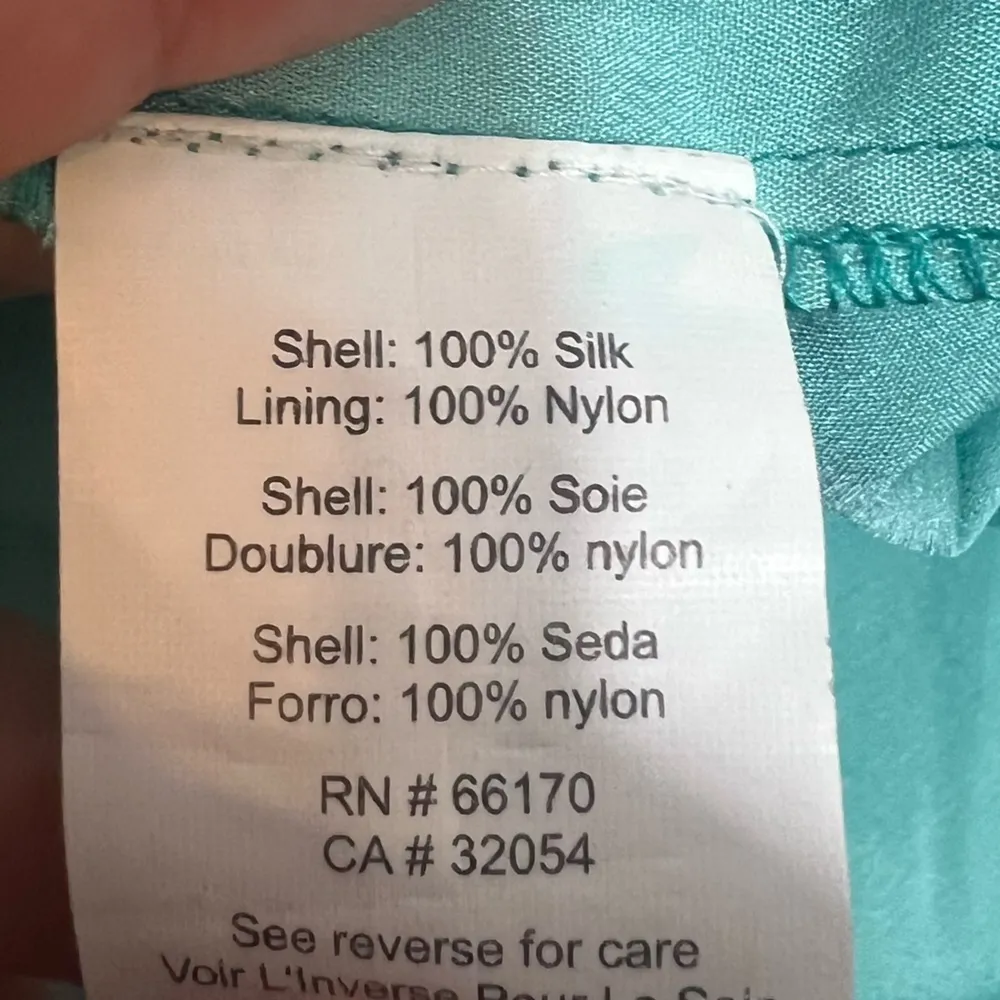 Anupamaa Anthropologie summer school fish print silk dress Sz 0 - Image 5