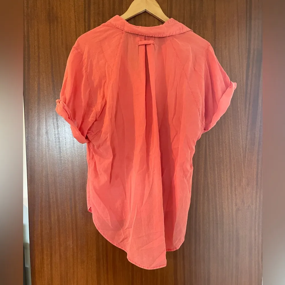 Orange/Red Oversized Shirt - Image 5