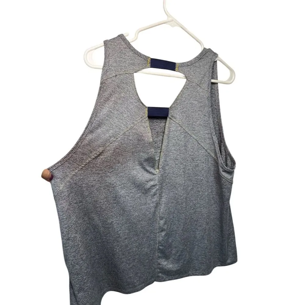 Michigan Wolverines Unisex Gray Tank Top 2XL Heathered Sports Casual Size XXL - Image 3